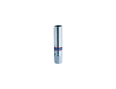 King Tony - NASADKA DŁUGA DO ŚWIEC 3/8" 14mm x 90mm 12-kąt. WKŁADKA GUMOWA - 36C014