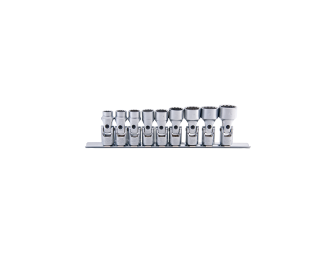 King Tony - ZESTAW NASADEK PRZEGUBOWYCH 3/8" 9cz. 10 - 19MM - 3709MR10