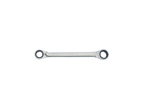 King Tony - KLUCZ OCZKOWY DWUSTRONNY Z GRZECHOTKĄ DWUKIERUNKOWĄ 72 ZĘBY 21mm x 23mm - 37372123M - 3