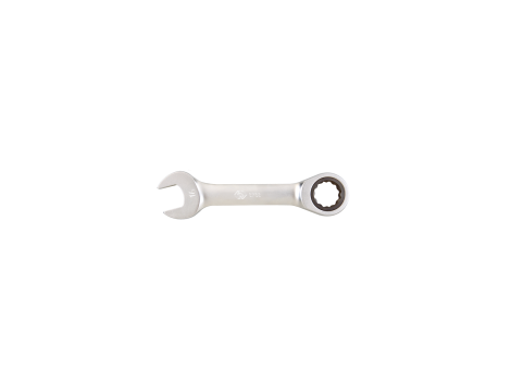 King Tony - KLUCZ PŁASKO-OCZKOWY KRÓTKI Z GRZECHOTKĄ JEDNOKIERUNKOWĄ 72 ZĘBY 12mm x 106mm - 373812M