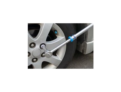 King Tony - PRZEDŁUŻKA REGULOWANA ZATRZASKOWA 1/2" 295mm DO GRZECHOTKI 4725-12BR, CHROM - 4121-11GR - 2