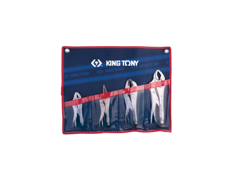 King Tony - ZESTAW SZCZYPIEC ZACISKOWYCH MORSEA 4 SZT. ETUI - 42504PR