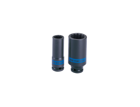 King Tony - NASADKA DŁUGA UDAROWA 1/2" 19mm x 80mm, 12-kąt - 443019M