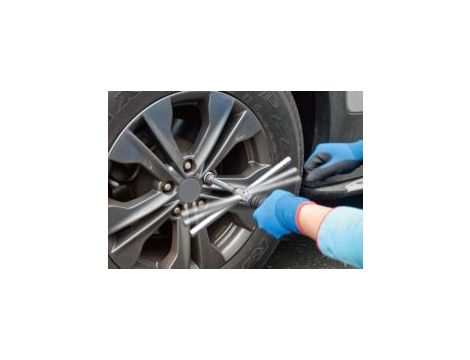 King Tony - SKŁADANY KLUCZ KRZYŻOWY DO KÓŁ 1/2" Z NASADKAMI 19, 21MM - 4503MR - 3