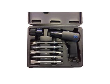 King Tony - MŁOTEK PNEUMATYCZNY Z UCHWYTEM HEX 10.2mm, 3000 UDERZEŃ NA MINUTĘ + DŁUTA - 5H210BP01