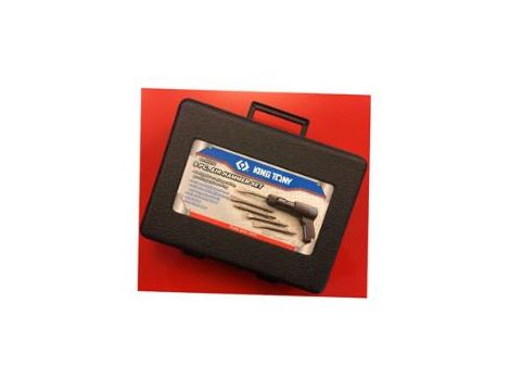 King Tony - MŁOTEK PNEUMATYCZNY Z UCHWYTEM HEX 10.2mm, 3000 UDERZEŃ NA MINUTĘ + DŁUTA - 5H210BP01 - 3