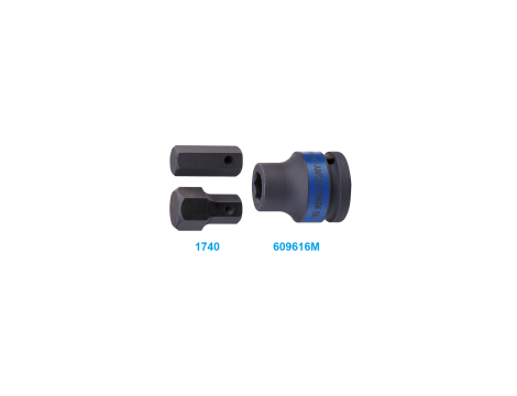 King Tony - UCHWYT UDAROWY 3/4" Z MOCOWANIEM DO DO BITÓW UDAROWYCH 16mm - 609616M