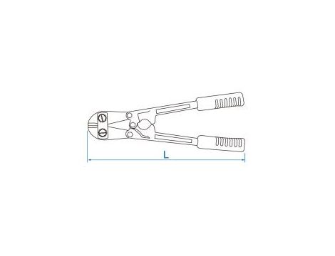 King Tony - NOŻYCE DO PRĘTÓW 8 x 450mm, do o6 przy HRC 35 - 6131-18 - 2