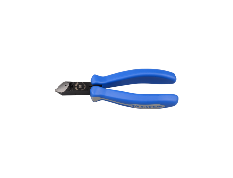 King Tony - SZCZYPCE TNĄCE BOCZNE TYP JAPOŃSKI Z OTWORAMI DO ŚCIĄGANIA IZOLACJI, UCHWYT PP+PPR 163mm - 6213-06