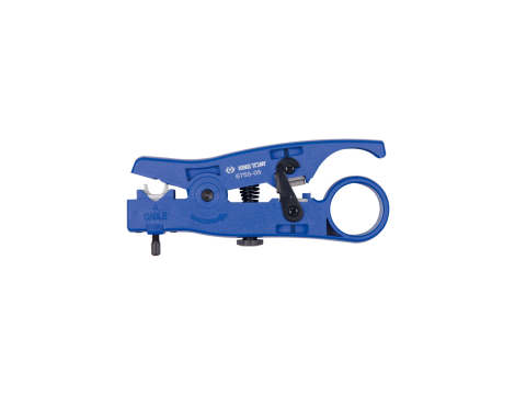 King Tony - ŚCIĄGACZ IZOLACJI DO PRZEWODÓW SIECIOWYCH UTP/STP (2.6 - 8.0mm) I TELEFONICZNYCH (RJ-45, RJ-11/12) - 6755-05 - 3