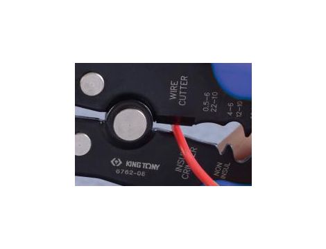 King Tony - ŚCIĄGACZ IZOLACJI Z PRZEWODÓW (0.2 - 6.0mm) - 6762-08
