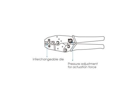 King Tony - ZACISKARKA PRASKA DO KOŃCÓWEK IZOLOWANYCH KABLI 0.5-6.0MM2 - 67GG-09 - 4