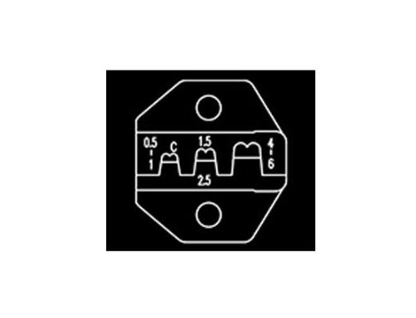 King Tony - ZACISKARKA PRASKA DO KOŃCÓWEK NIEIZOLOWANYCH KABLI 0.5-6.0MM2 - 67GK-09 - 2