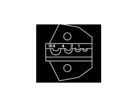 King Tony - ZACISKARKA PRASKA DO KOŃCÓWEK NIEIZOLOWANYCH KABLI 1.5-10.0MM2 - 67GL-09 - 2