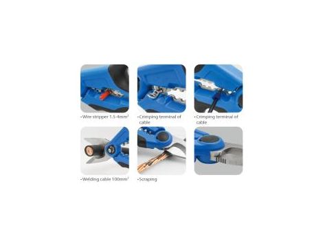 King Tony - NOŻYCZKI DO KABLI I PRZEWODÓW 170mm - 6AB14-65 - 3