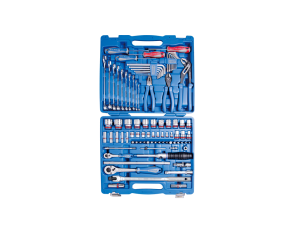 King Tony - ZESTAW NARZĘDZI 87 cz. NASADKI CALOWE 1/4