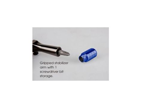 King Tony - KĄTOWY MAGNETYCZNY UCHWYT DO BITÓW DO WKRĘTAREK 1/4" 140mm, 56,5 Nm przy 2000RPM - 759-140 - 3