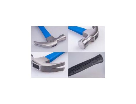 King Tony - MŁOTEK STOLARSKI Z TRZONKIEM Z WŁOKNA SZKLANEGO 450g - 7861-16 - 3