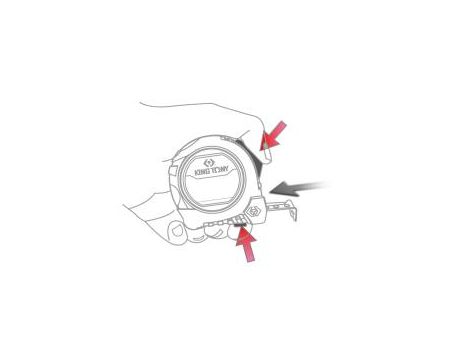 King Tony - MIARA ZWIJANA METRYCZNA 5M x 19MM - 79093-05M - 3