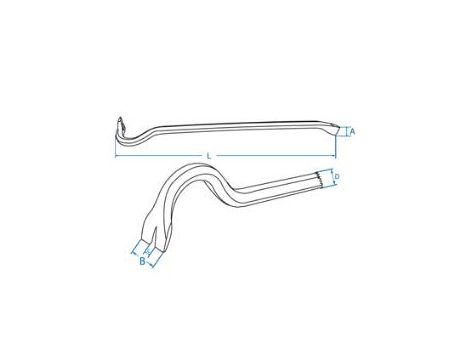 King Tony - ŁOM HAKOWY 600mm - 7941060 - 2