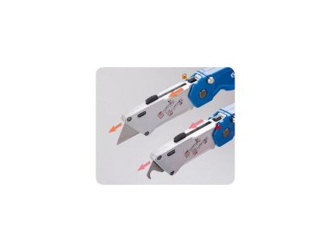 King Tony - NÓŻ SKŁADANY Z WYMIENNYMI OSTRZAMI 171MM - 7945-07 - 2