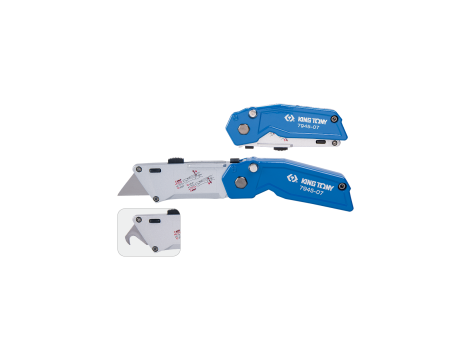 King Tony - NÓŻ SKŁADANY Z WYMIENNYMI OSTRZAMI 171MM - 7945-07 - 3