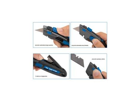 King Tony - NÓŻ BEZPIECZNY Z MOŻLIWOŚCIĄ BLOKADY OSTRZA - 7946-07 - 2