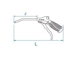 King Tony - PISTOLET DO PRZEDMUCHIWANIA 1/4