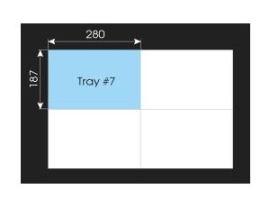 King Tony - WALIZKA Z TWORZYWA 286 x 193 x 66mm DO WYTŁOCZEK 280 x 187.5mm - 820001 - image 2