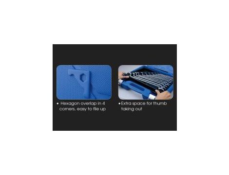 King Tony - WALIZKA ZE WZMOCNIONEGO TWORZYWA 422 x 372 x 92mm DO WYTŁOCZEK 280 x 375mm - 820011 - 3