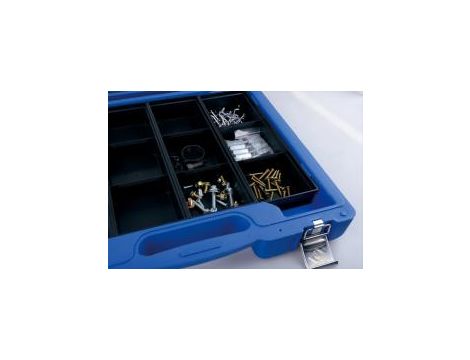 King Tony - WALIZKA ZE WZMOCNIONEGO TWORZYWA 422 x 372 x 92mm Z WYTŁOCZKAMI DO CZĘŚCI 4szt - 827011 - 2