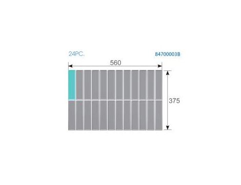 King Tony - WYTŁOCZKA DO CZĘŚCI 93 x 140 x 43mm - 84700002B - 3