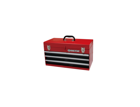 King Tony - SKRZYNKA NARZĘDZIOWA 3 SZUFLADY (BEZ NARZĘDZI) - CZERWONA - 87401-3