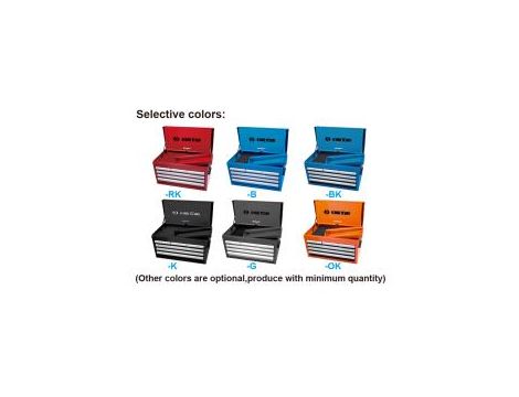 King Tony - SKRZYNKA WARSZTATOWA 5 SZUFLAD (BEZ NARZĘDZI) - CZERWONA, PROWADNICE ŁOŻYSKOWANE - 87419-5B - 2