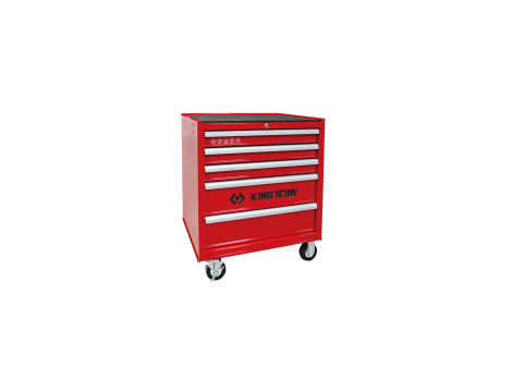 King Tony - WÓZEK WARSZTATOWY 5 SZUFLAD DO ZABUDOWY STOŁU 87502 (BEZ NARZĘDZI) - CZERWONY - 87431-5BE
