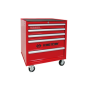 King Tony - WÓZEK WARSZTATOWY 5 SZUFLAD DO ZABUDOWY STOŁU 87502 (BEZ NARZĘDZI) - CZERWONY - 87431-5BE - 2