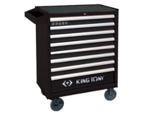 King Tony - WÓZEK WARSZTATOWY 8 SZUFLAD (BEZ NARZĘDZI) - CZARNY - 87437-8B-K