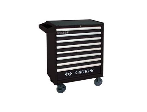 King Tony - WÓZEK WARSZTATOWY 8 SZUFLAD (BEZ NARZĘDZI) - CZARNY - 87437-8B-K