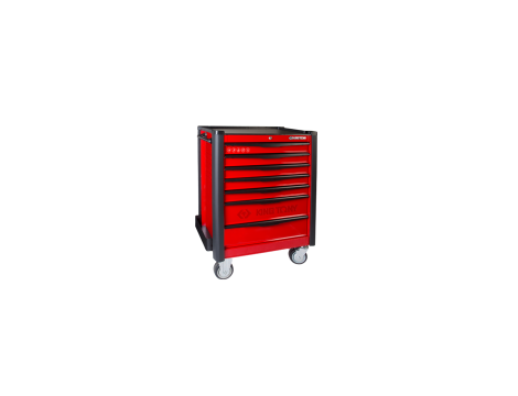 King Tony - WÓZEK WARSZTATOWY Z PROTEKTORAMI 7 SZUFLAD (BEZ NARZĘDZI) - CZERWONY, PROWADNICE ŁOŻYSKOWANE - 87934-7BF - 3