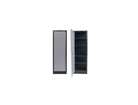 King Tony - SZAFA JEDNOSKRZYDŁOWA WYSOKA SZARA - 87D11-02A-KG