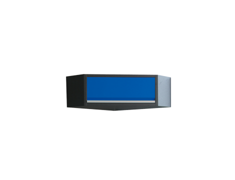 King Tony - SZAFKA NAROŻNIKOWA WISZĄCA NIEBIESKA - 87D11-15A-KB