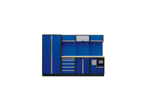 King Tony - ZESTAW MEBLI WARSZTATOWYCH NUMER 3 (NIEBIESKIE), 2955x460x2000mm - 87D11X03A-KB