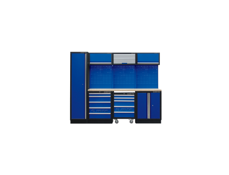 King Tony - ZESTAW MEBLI WARSZTATOWYCH NUMER 4 (NIEBIESKIE), 2640x460x2000mm - 87D11X04A-KB