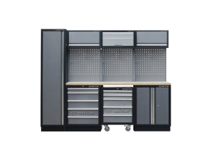 King Tony - ZESTAW MEBLI WARSZTATOWYCH NUMER 4 (SZARE), 2640x460x2000mm - 87D11X04A-KG