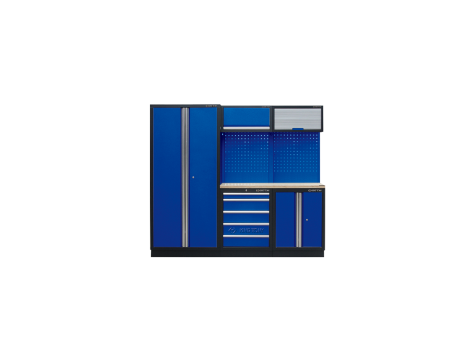 King Tony - ZESTAW MEBLI WARSZTATOWYCH NUMER 5 (NIEBIESKIE), 2275x460x2000mm - 87D11X05A-KB