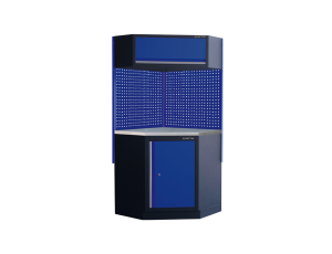 King Tony - ZESTAW NAROŻNIKOWY DO MEBLI WARSZTATOWYCH Z BLATEM STALOWYM (NIEBIESKI) - 87D11X06SA-KB