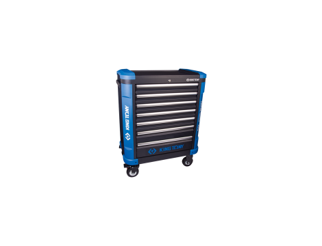 King Tony - WÓZEK WARSZTATOWY Z PROTEKTORAMI 7 SZUFLAD (BEZ NARZĘDZI) - CZARNO NIEBIESKI, PROWADNICE ŁOŻYSKOWANE - 87G31-7BA-BK - 3