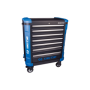 King Tony - WÓZEK WARSZTATOWY Z PROTEKTORAMI 7 SZUFLAD (BEZ NARZĘDZI) - CZARNO NIEBIESKI, PROWADNICE ŁOŻYSKOWANE - 87G31-7BA-BK - 4