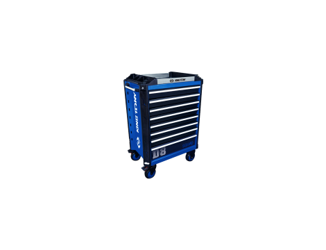 King Tony - WÓZEK WARSZTATOWY SQUAD - 8 SZUFLAD, NIEBIESKI Z CZARNYMI SZUFLADAMI - 87SQ31-8BA-BK