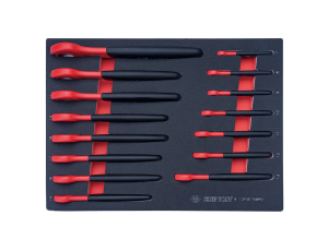 King Tony - ZESTAW KLUCZY PŁASKICH IZOLOWANYCH VDE 7-24mm, WKŁAD Z PIANKI EVA DO WÓZKA - 9-12FVE15MRV